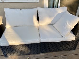 Heavy Duty Wicker Couch