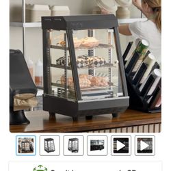 15” Heated Display Case with Hinged Doors 