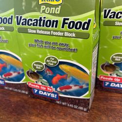 Tetra Pond Vacation Food 