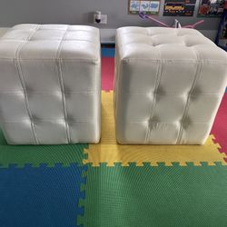 Cube Ottoman 2 Set 