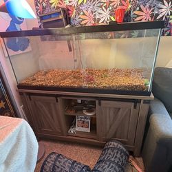75 gallon fish tank with stand