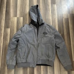 Vintage Reversible Harley Biker Jacket