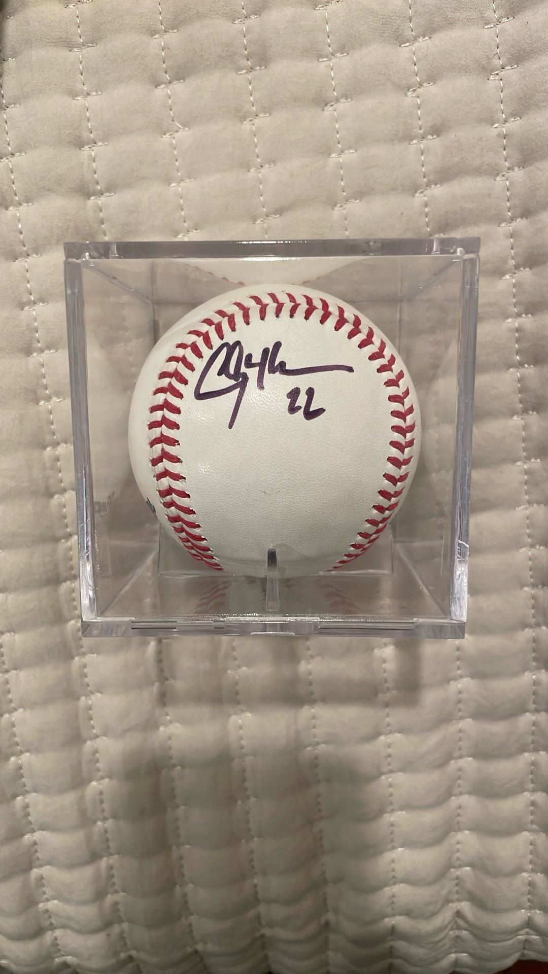 Kershaw Signed Baseball