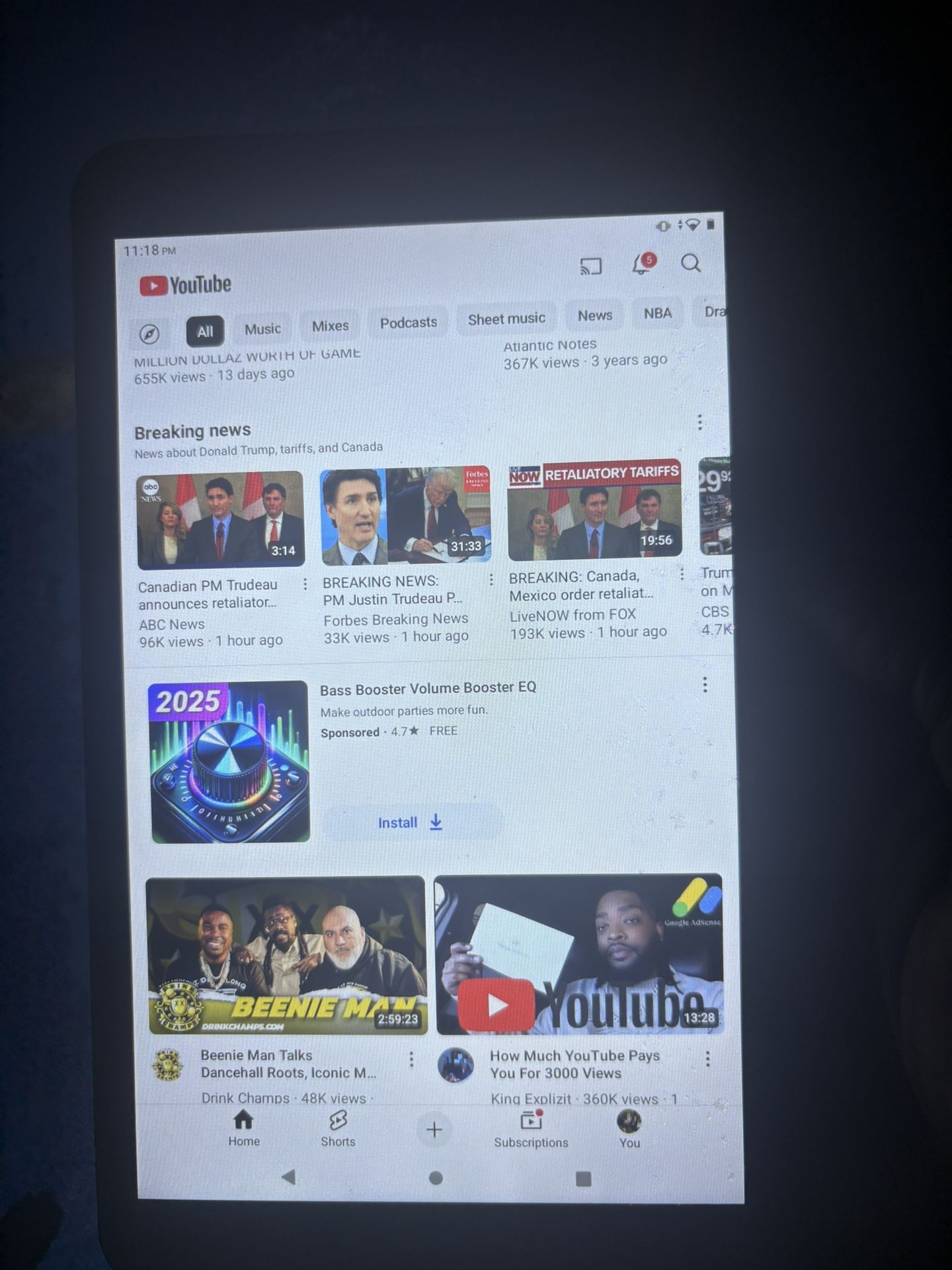 Tablet Device