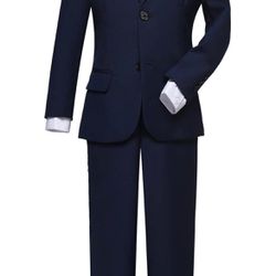 012-Visaccy Boys Suits Slim Fit Dress Clothes Ring Bearer Outfit