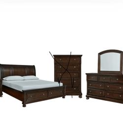 Bed Frame,Nightstand, Dresser 