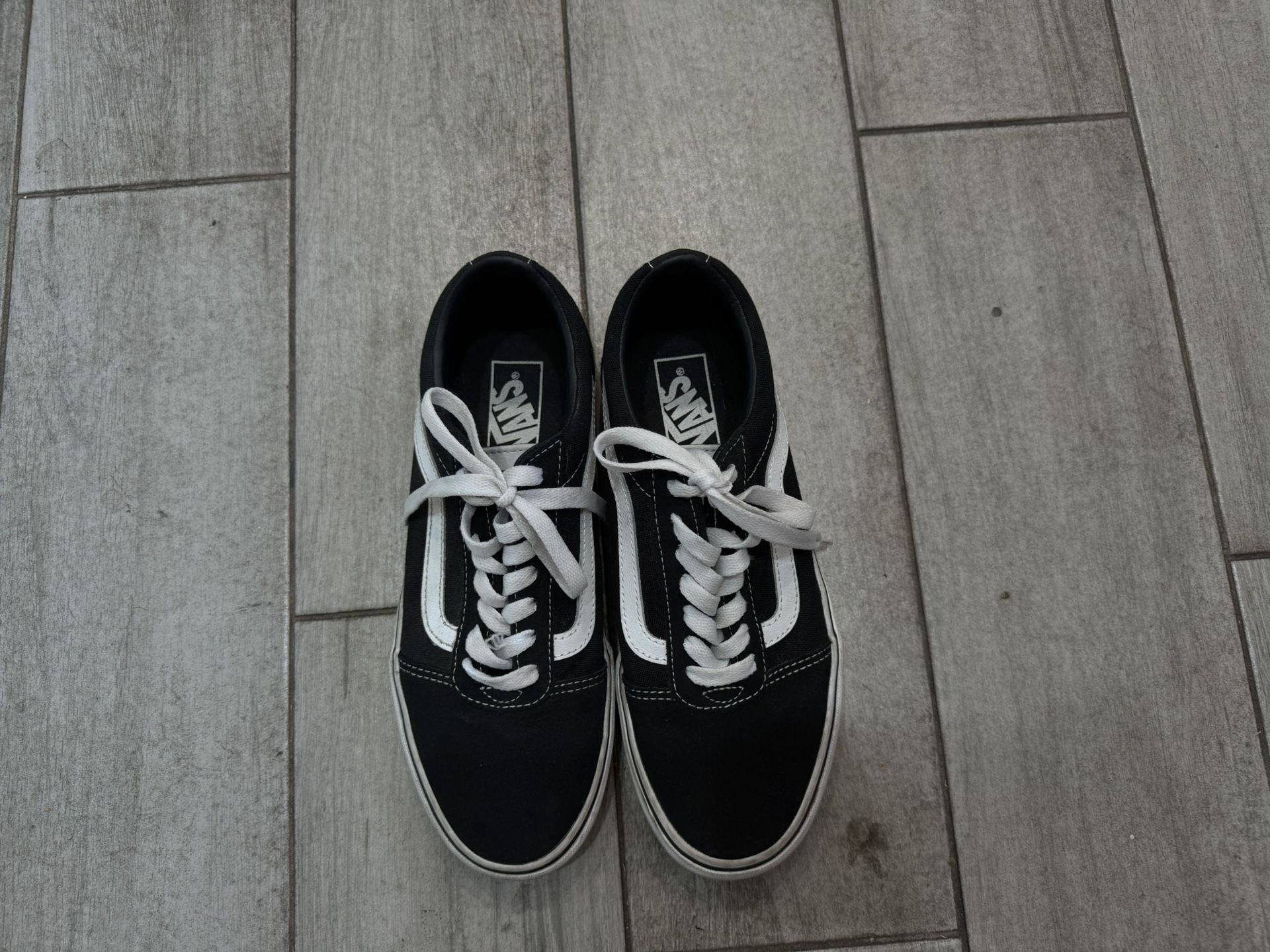 Black Striped Vans
