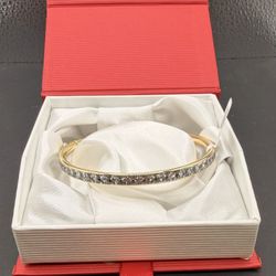 Gold Stone Bangle