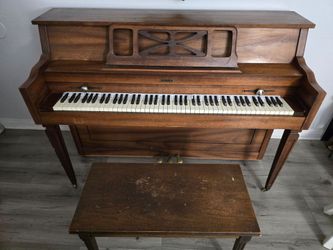 Vintage Currier spinet piano