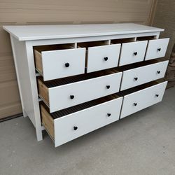 White 8-Drawers