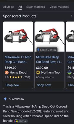 Milwaukee DEEP CUT BAND SAW