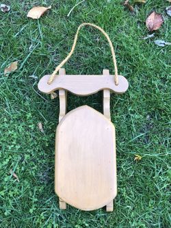 Solid Wood Sleigh 