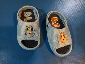 Bluey sandals size 11 Toddler