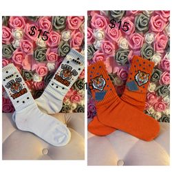 Socks “ Let’s Go Tigers” $15 a Pair
