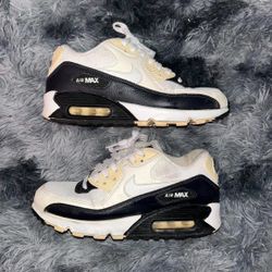 Nike Air Max White, Tan and Black