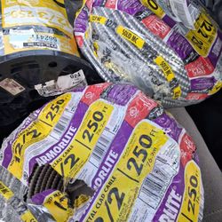 12/2 250ft  Solid Metal Ckad Wire