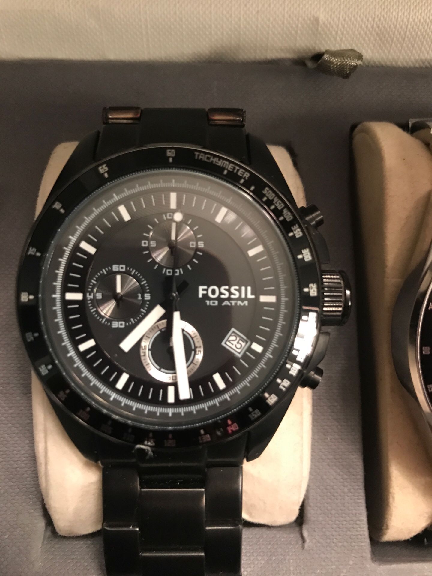 FOSSIL CHRONOGRAPH GRANT 10 ATM NEW WATCHES