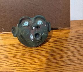 Vintage Grace Nell Hewell Face Jug Southern Folk Art Pottery Georgia