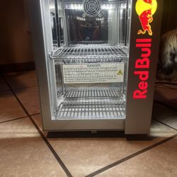 Vintage Mini Red Bull Fridge 