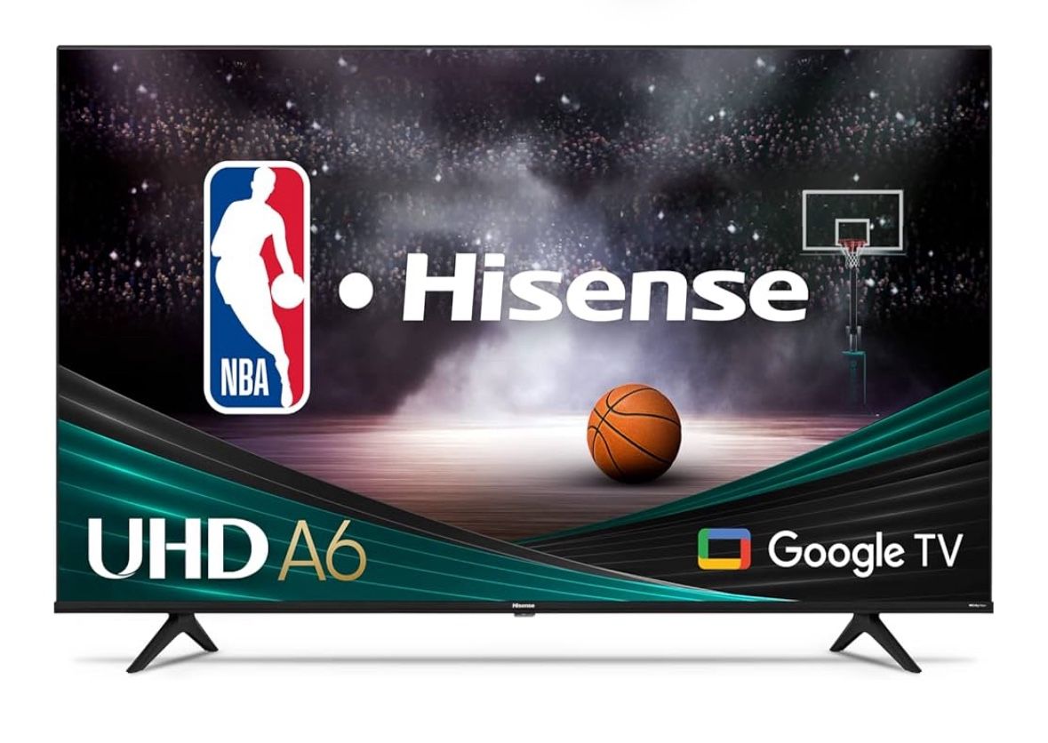 Hisense 55-Inch Class A6 Series 4K UHD Smart Google TV with Alexa Compatibility