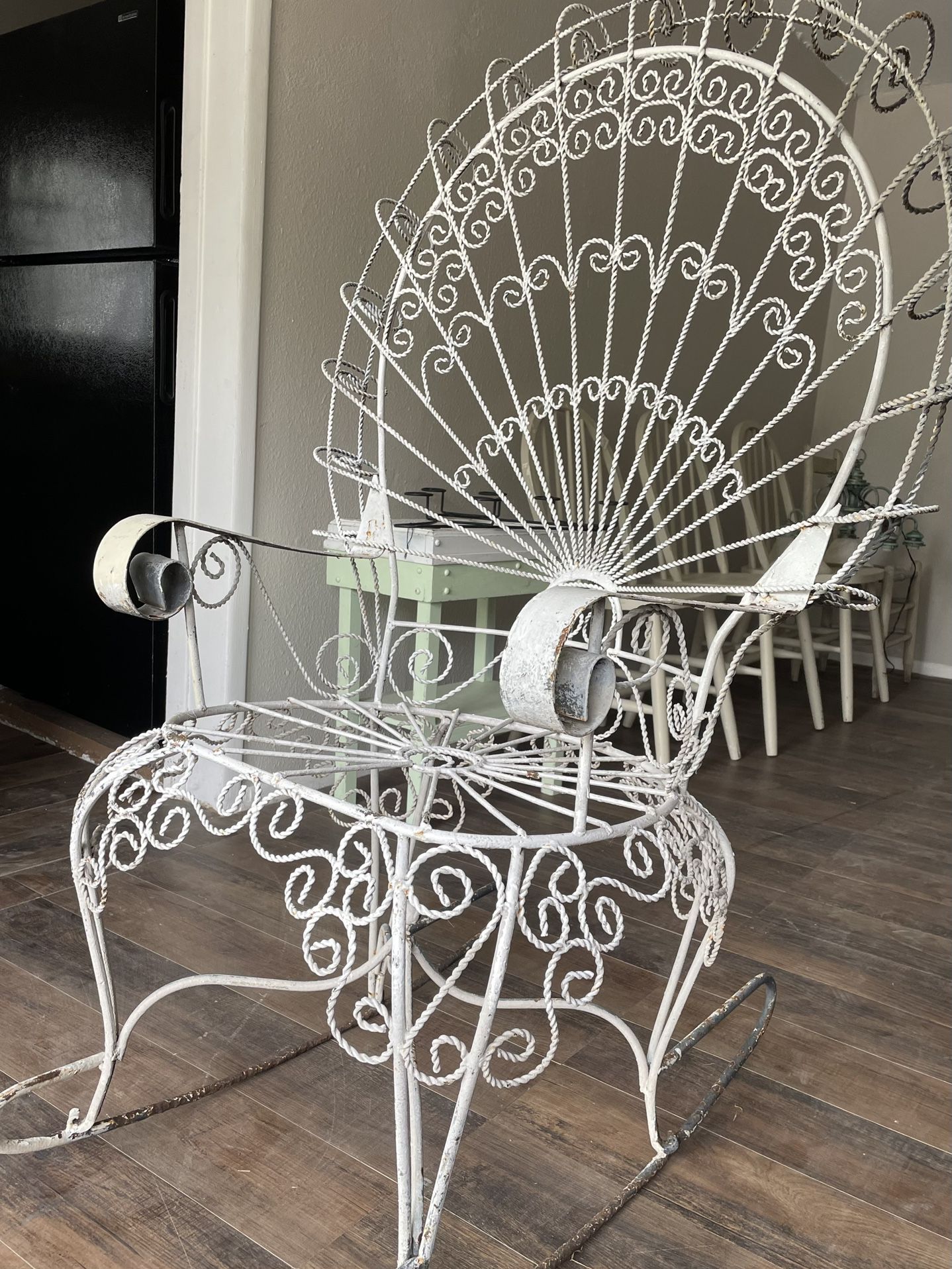 Peacock Rocking Chair