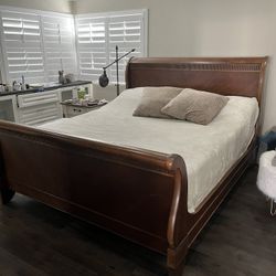 California King Sleigh Bed Frame Only