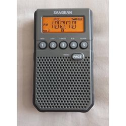 Sangean AM/FM/NOAA Weather Alert Pocket Radio