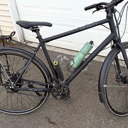 Size large Priority Continuum Onyx bicycle.