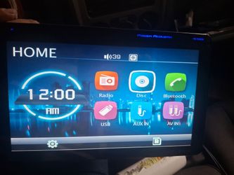 STEREO POWER ACOUSTIK 10 INCHES 10 PULGADAS SELE KITA LA CARITA DETACHABLE AUX USB BLUETOOTH GOOD CONDICIÓN ABLO ESPAÑOL