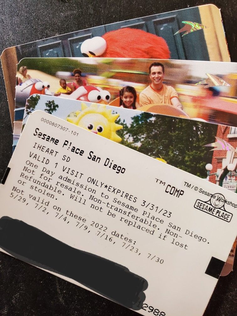 4 Single Day Tickets