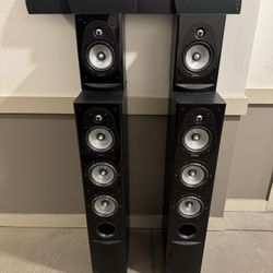 2 Energy Tower Speakers + 2 Energy Surround Sound Speakers 