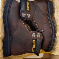 Cat Working Boots Soft Toe Size 8