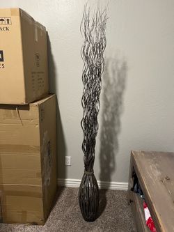 Decor silver 6’ tall