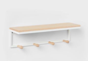 Brightroom - Wall Mounted, Steel & Rubberwood,