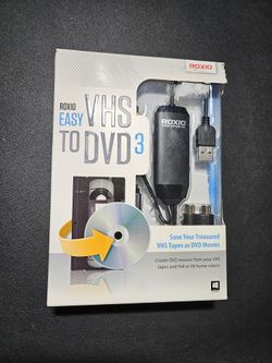 Roxio VHS to Video3 Movie Transfer