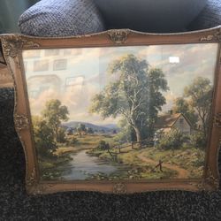 Great Old Antique Or Vintage Print.