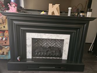 Electric Fireplace With Control