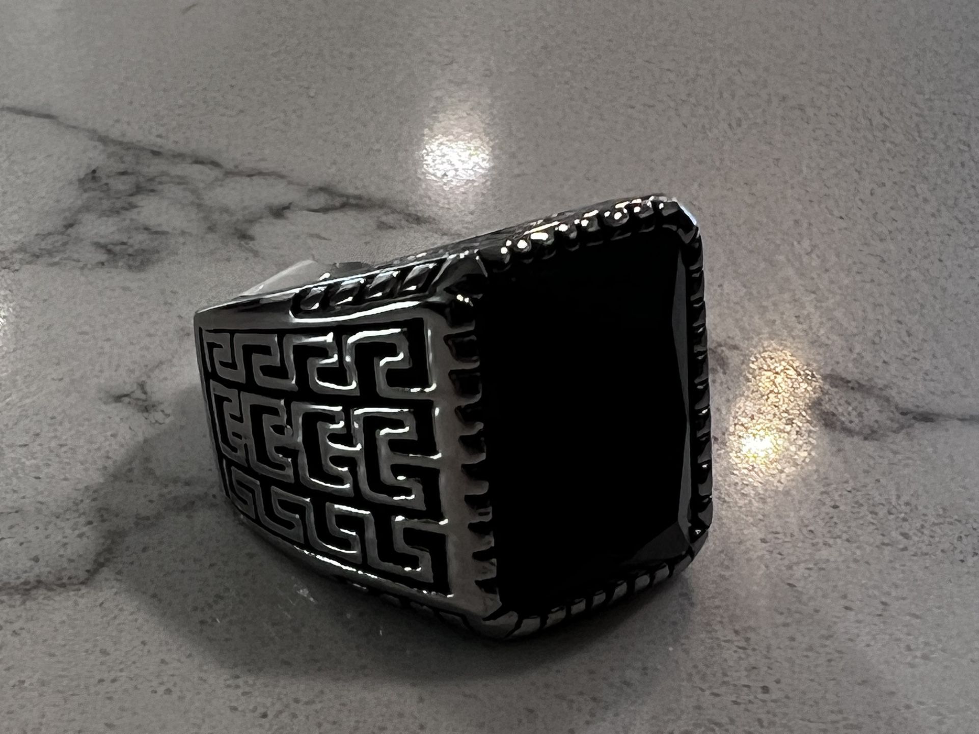 Ring With Blackstone