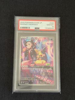 PSA 10 2025 POKEMON SVOM JP MARNIE'S MORPEKO #020 GEM MT 11(contact info removed)