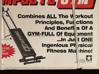 Complete gym fitness machine