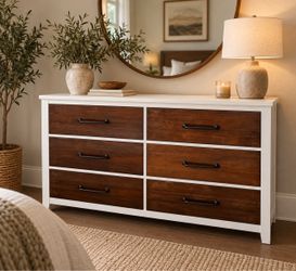 Beautiful 6-Drawer Dresser | Modern Farmhouse