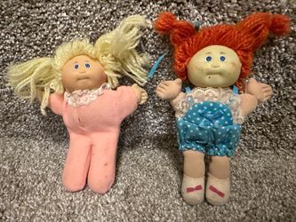 1980s Coleco Cabbage Patch Kids Pin-Up 6” Dolls