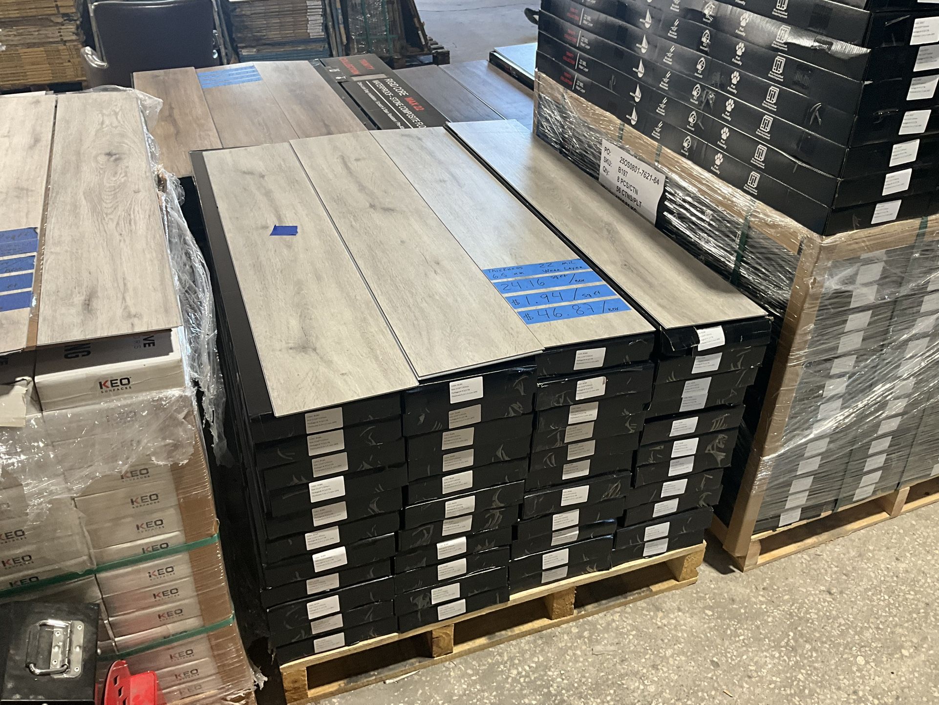 ‼️1st Quality Luxury Vinyl‼️ 😯 $1.94 per sqft😯 📍24.16 /sqft/box📍 THICKNESS: 5 mm (with 1mm high density IXPE pad) PROTECTION: Ultimate Shield S