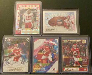 2025 Origins/Rookies & Stars/Donruss Patrick Mahomes II Insert Cards (Lot of 5)