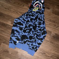 Blue Bape Hoodie!!!