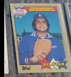 Dodgers Card Fernando Valenzuela