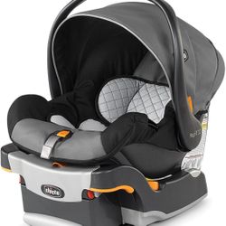 Asiento infantil para automóvil y base KeyFit 30 de Chicco | Asiento orientado hacia atrás para bebés de 4 a 30 libras | Soporte para la cabeza y el c