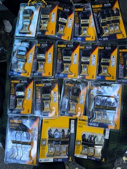 LOT Dewalt Elite Multi  tool attachment blades