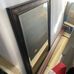 Dresser Dining Table, Mirror 