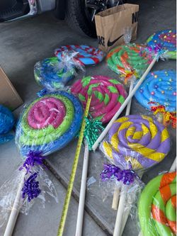 Candy lollipops party decor